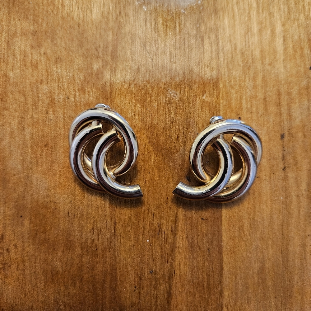 Vintage Brass Unique Earrings